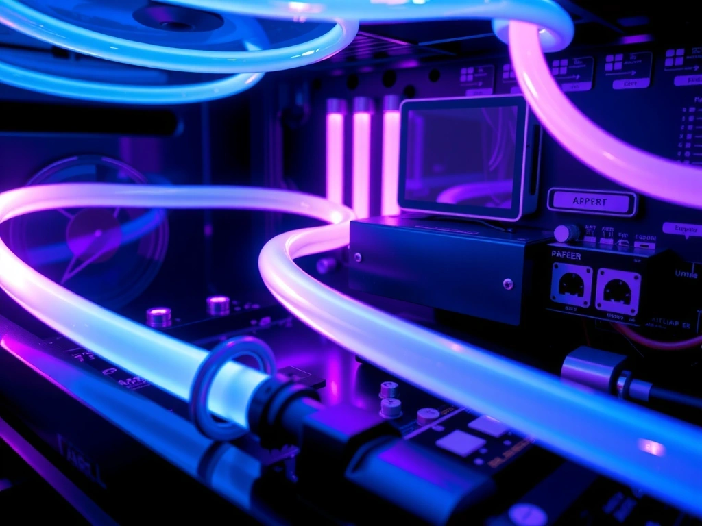 Encryption schematic visualization